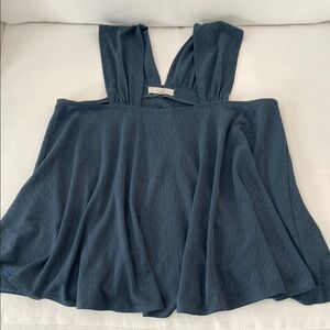 Elegant Blue Women's Top